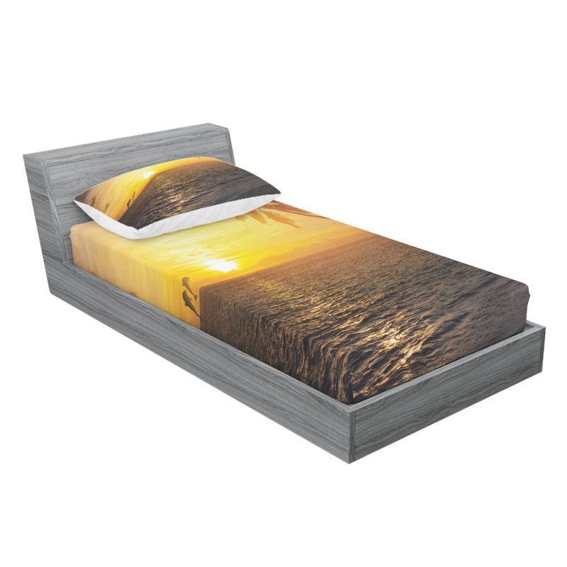 Microfiber Sheet Set, Twin XL Sheet Set with Fitted Sheet