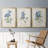 " Farmhouse Periwinkle I " 3 - Pieces-69983404-69983408