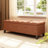Upholstered Button Tufted Round Ottoman