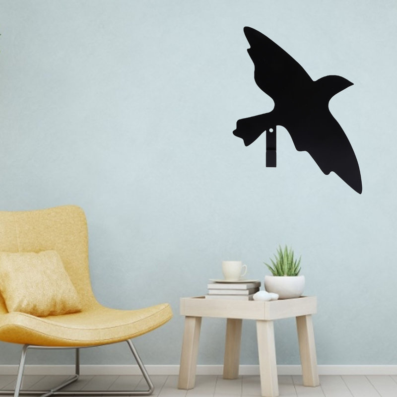 Patère murale décorative en forme d'oiseau, style vol, en fer, pour clés, chapeaux, manteaux, pour entrée, maison de campagne