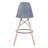 Azanae 27.6" Bar Stool with Wooden Legs-959445282