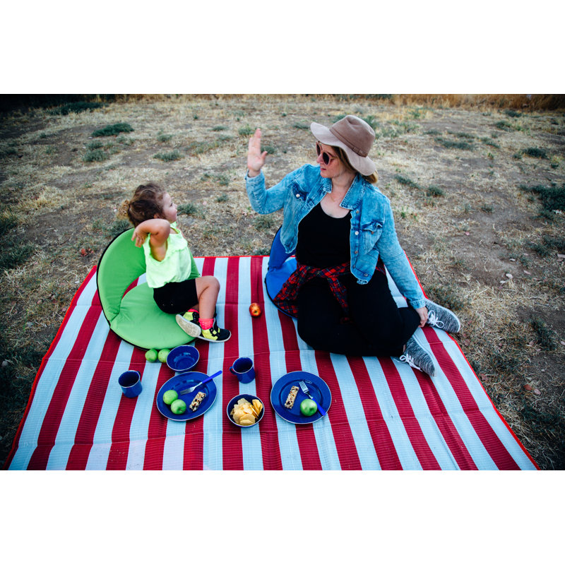 Tapis tatami Pacific Play Tents - Bleu, Rouge