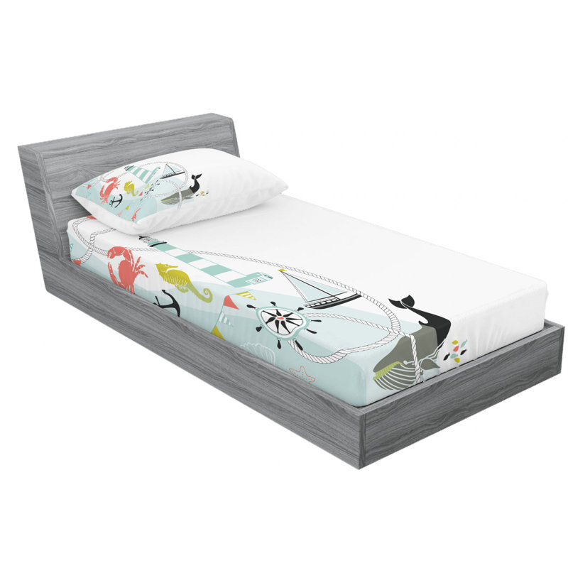 Microfiber Sheet Set, Twin XL Sheet Set with Fitted Sheet