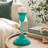 Handcrafted Jade Mint Checkered Aluminum Candleholder-609172998