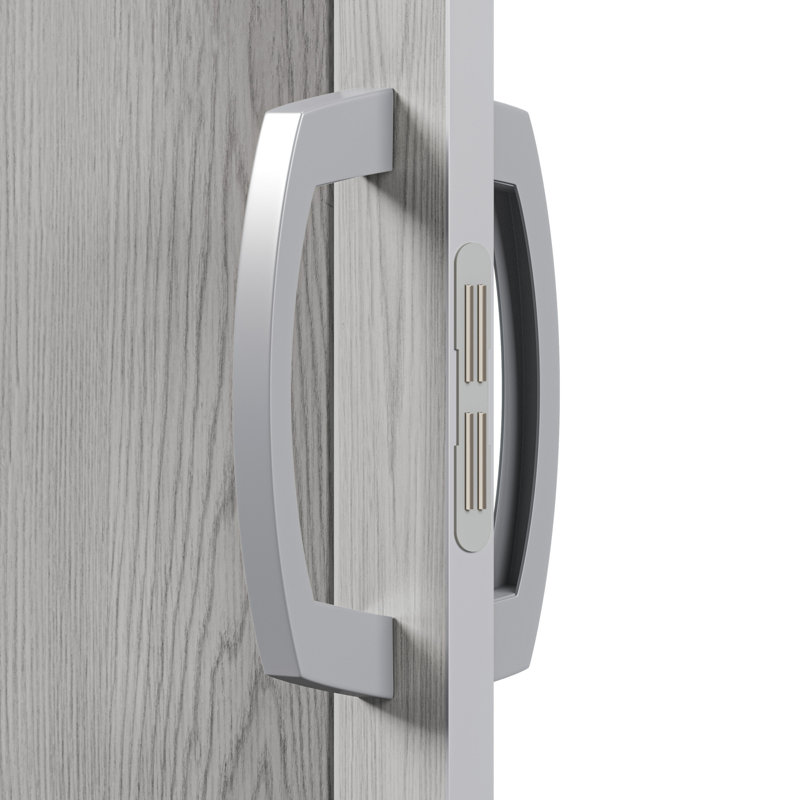 Portes accordéon pliables en PVC ou cloison d'intimité pour usage interne, Gris, H 80 po x l 32 po x P 0,75 po