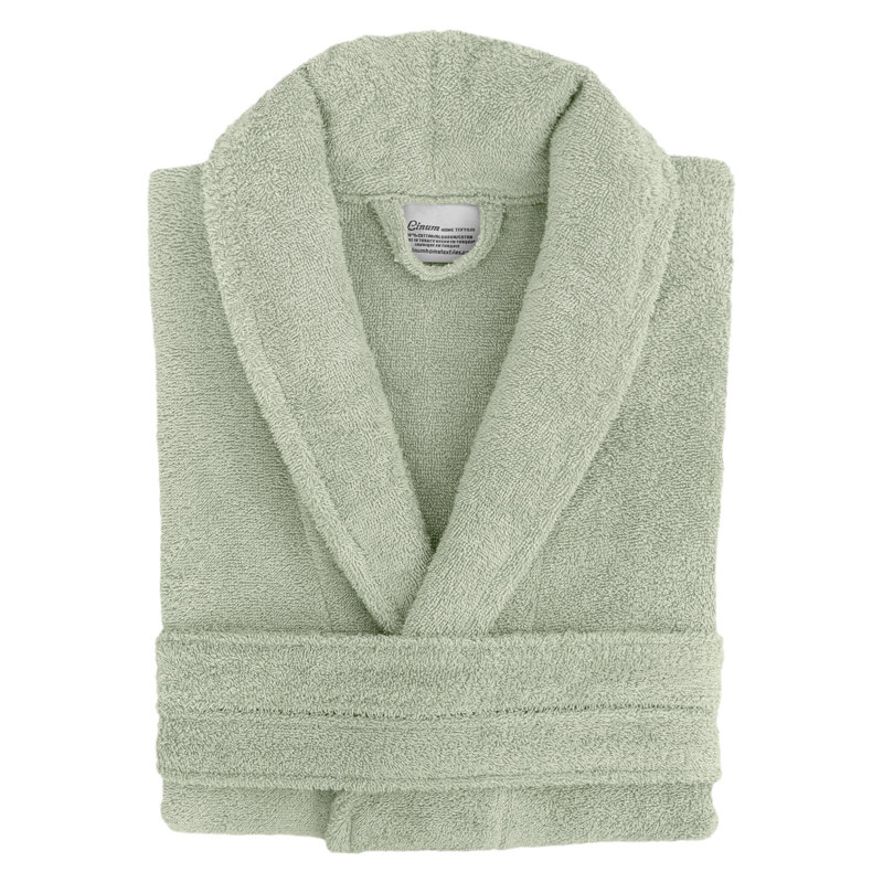  Peignoir 100% coton Brittany, Grand / Très grand, Vert