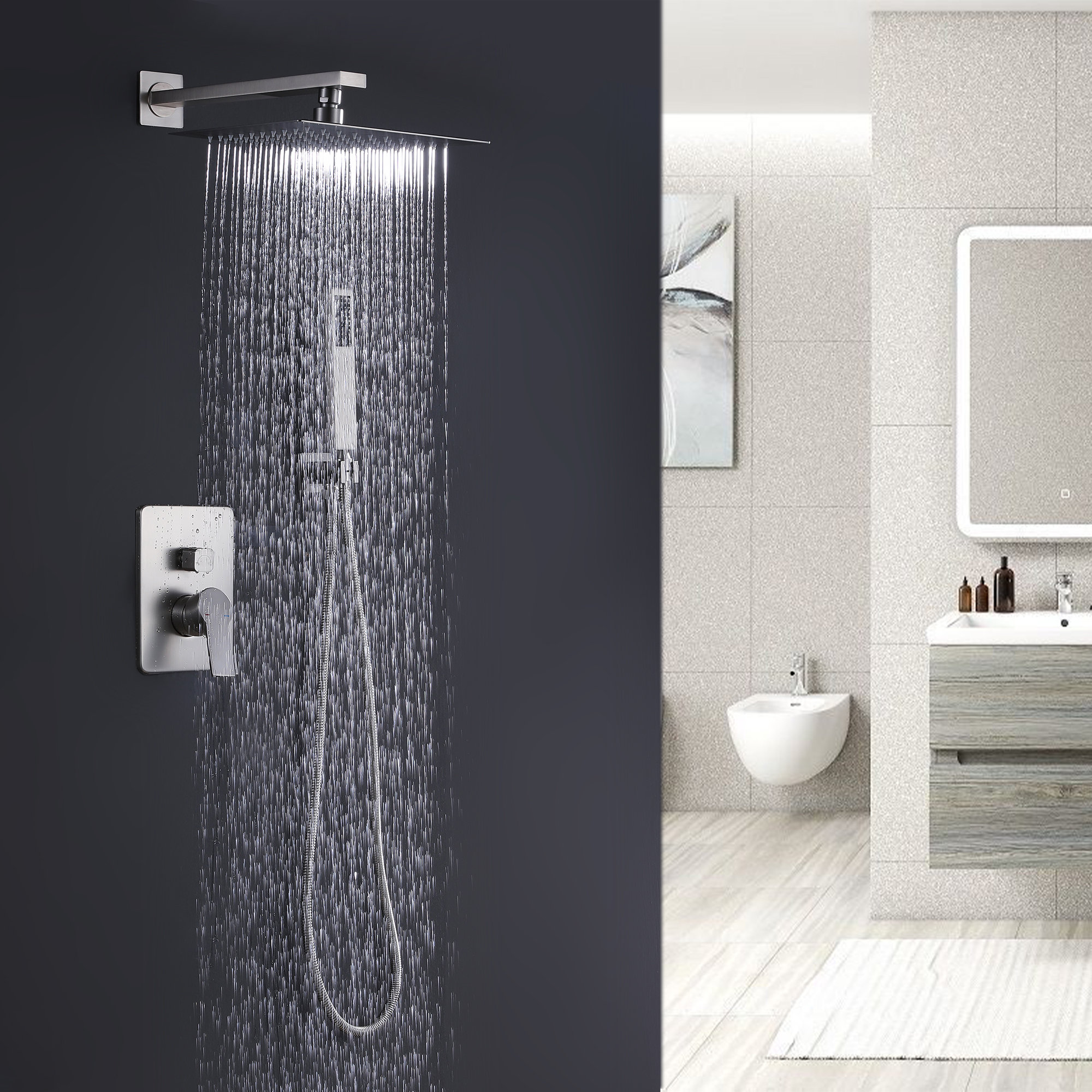 Inhouse Pressure Balanced Complete Shower System | Wayfair