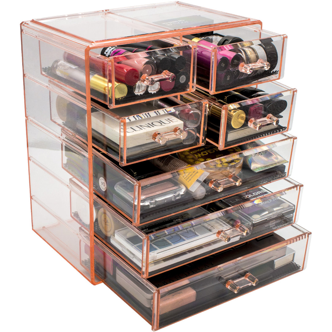Makeup Sorbus 7 Drawers Acrylic Makeup and Jewelry Cosmetics Organizer Sorbus