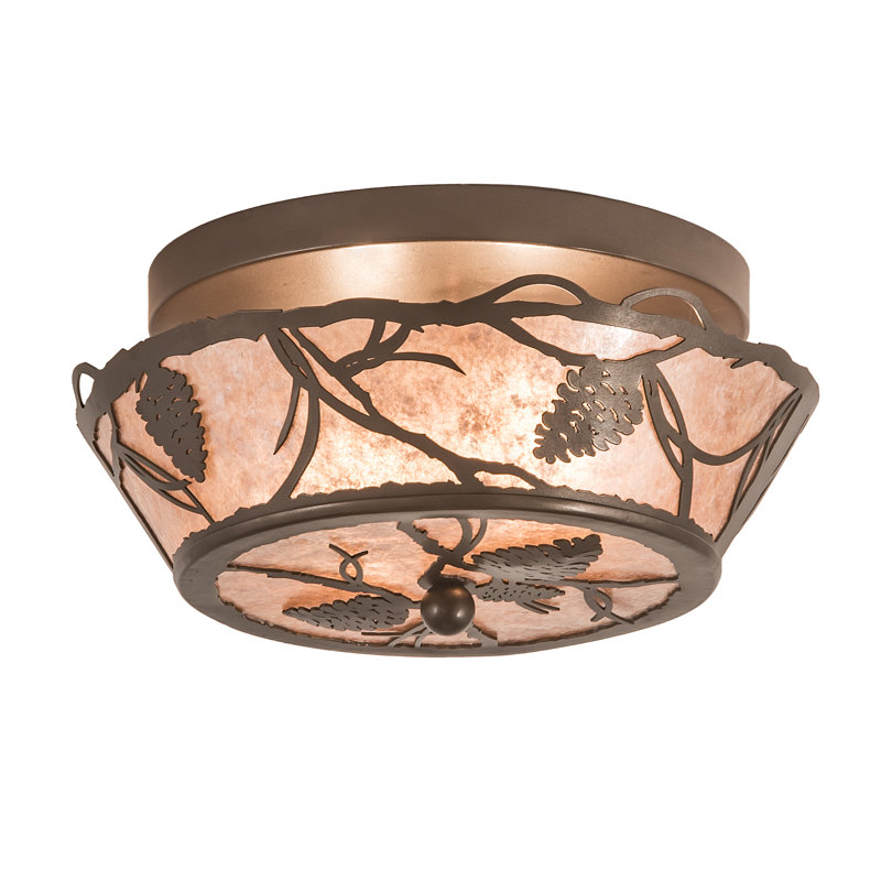 2 - Light Semi Flush Mount