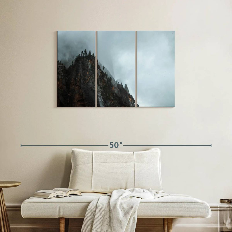 Alvord Foggy Rocky Mountain Peak, H 24 po x l 38 po