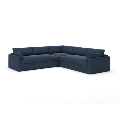 Luna 3-Piece Slipcovered Sectional by Birch Lane