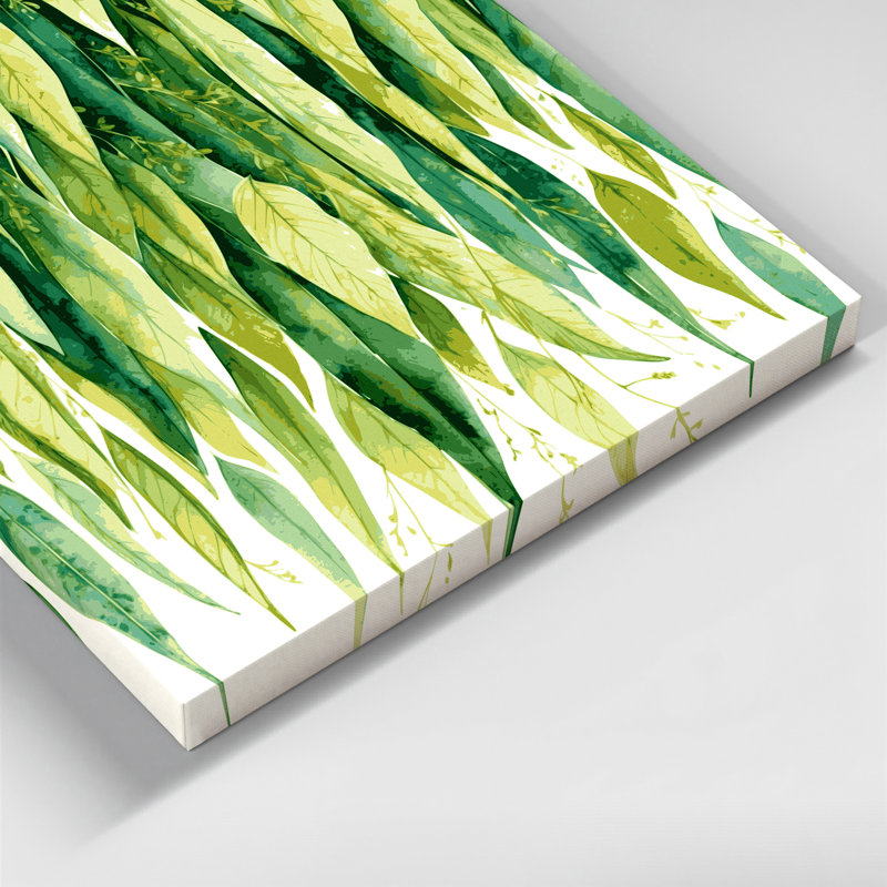 Art mural sur toile Botanical Lemon Verbena, H 11 po x l 14 po