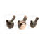 Ensemble de 3 figurines d'oiseaux pétrifiés