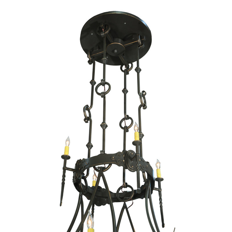 Rustic Lodge 12 - Light Chandelier