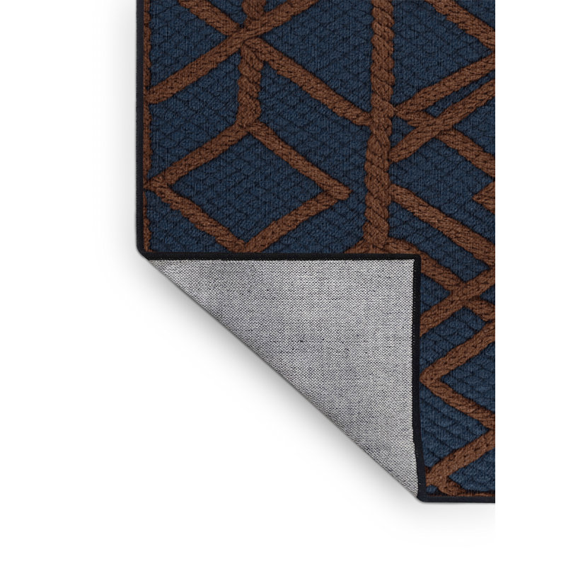 Machine Washable Trellis Gray Area Rug