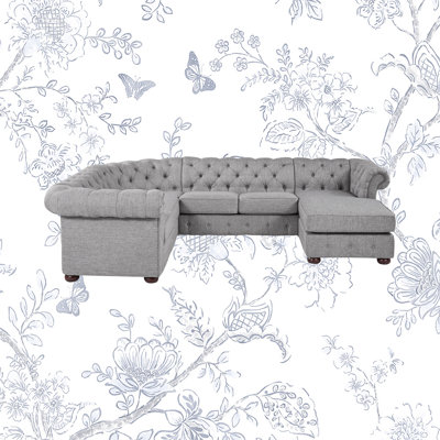 Dunn Upholstered U-Shaped Sectional Right Hand Facing