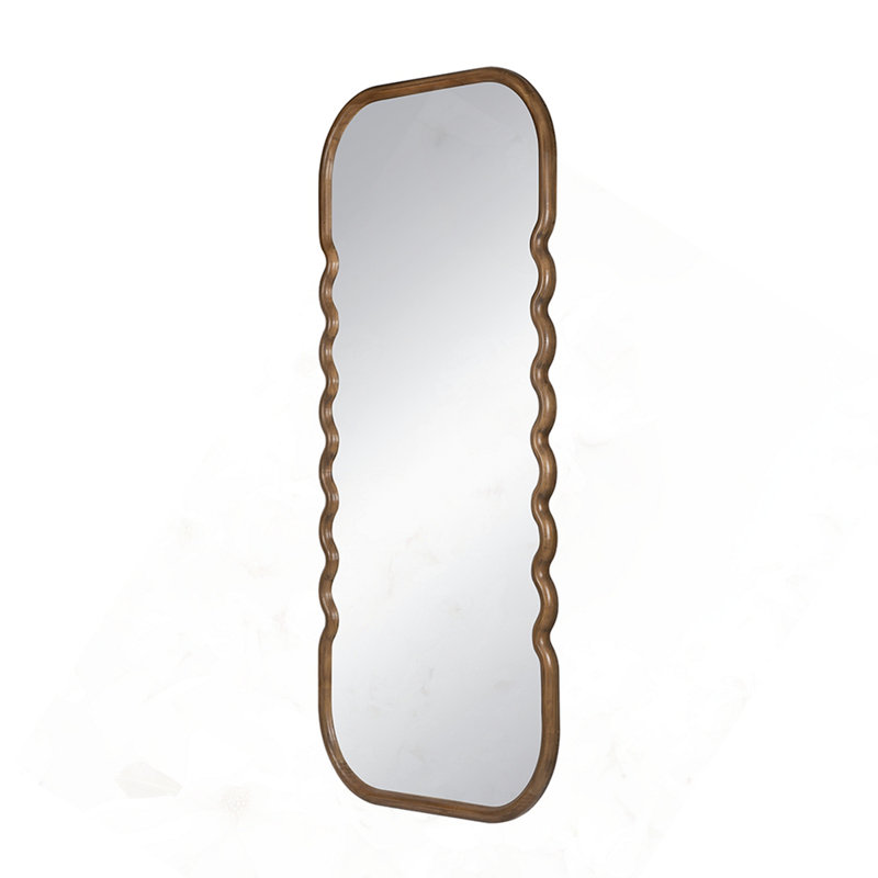 Oversized Wooden Floor Mirror