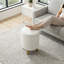 43cm Wide Cylinder Striped Standard Ottoman
