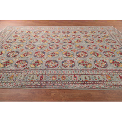 All-Over Kazak Handmade Area Rug 10x13