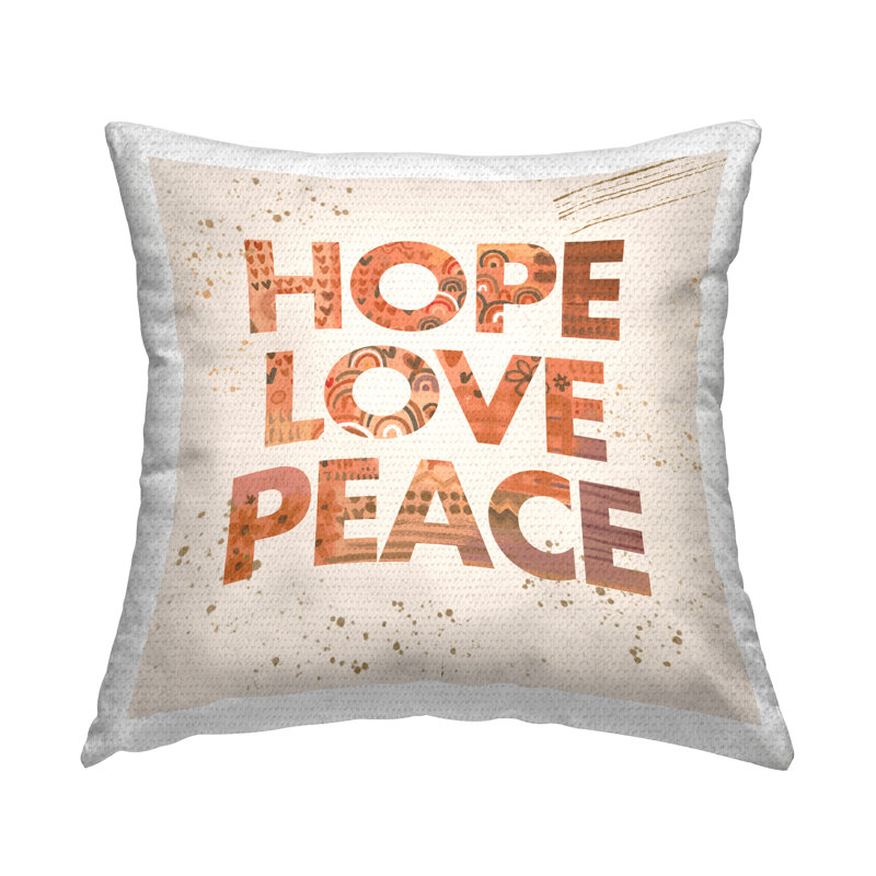 Housse et insert de coussin décoratif carré en polyester pour l'intérieur et l'extérieur