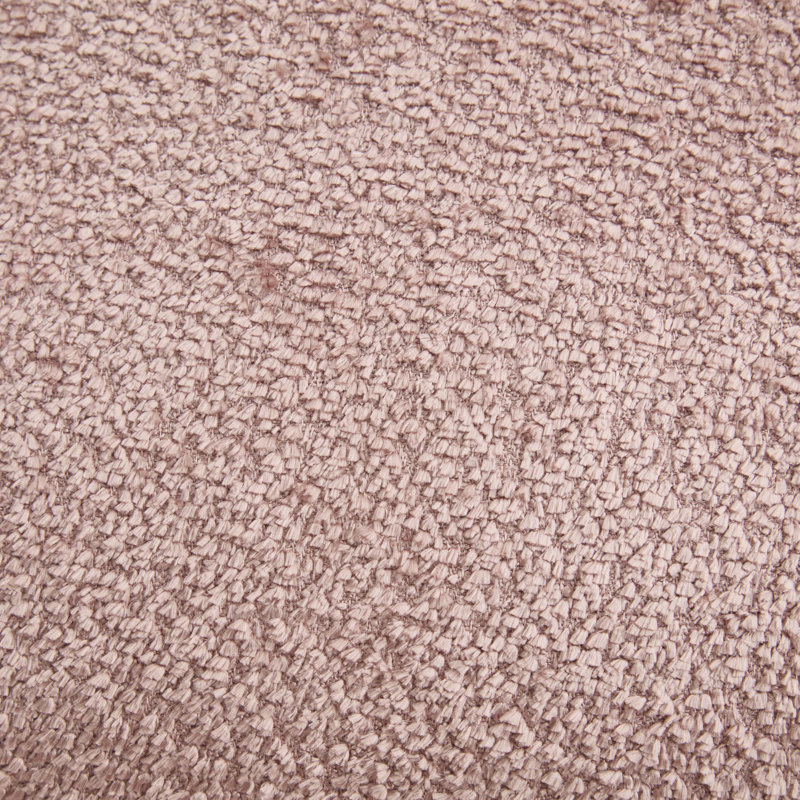 Canapé en chenille pleine mousse avec 2 coussins - aucun assemblage requis, Chenille rose