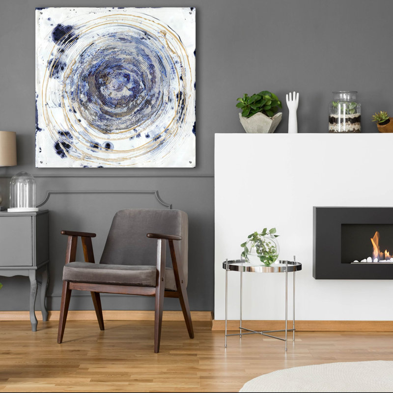 «Whorl 2» par Alicia Ludwig, art mural en verre acrylique, H 36 po x l 36 po