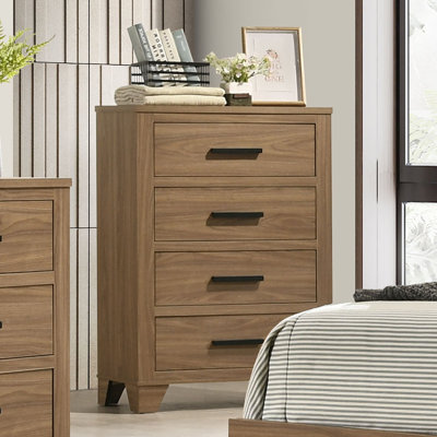 Transitional Style Chest Four Drawers