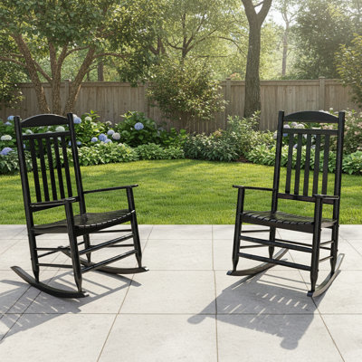 Denver 2-piece Mahogany Outdoor Rocking Chair