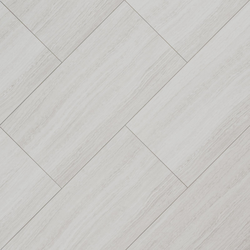 Tropez Brine Stone 12 in. x 24 in. 5mm 12mil Waterproof Rigid Core Luxury Vinyl Tile Flooring, Brine Stone
