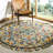 Jahiem Hand-Knotted Wool Blue Area Rug-1342675244