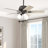 44" Crystal Peak 5 - Blade Ceiling Fan With Lights and Pull Chains-85433825