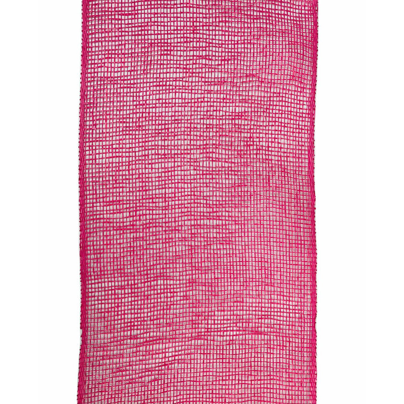 Ruban en toile de jute, Fuchsia