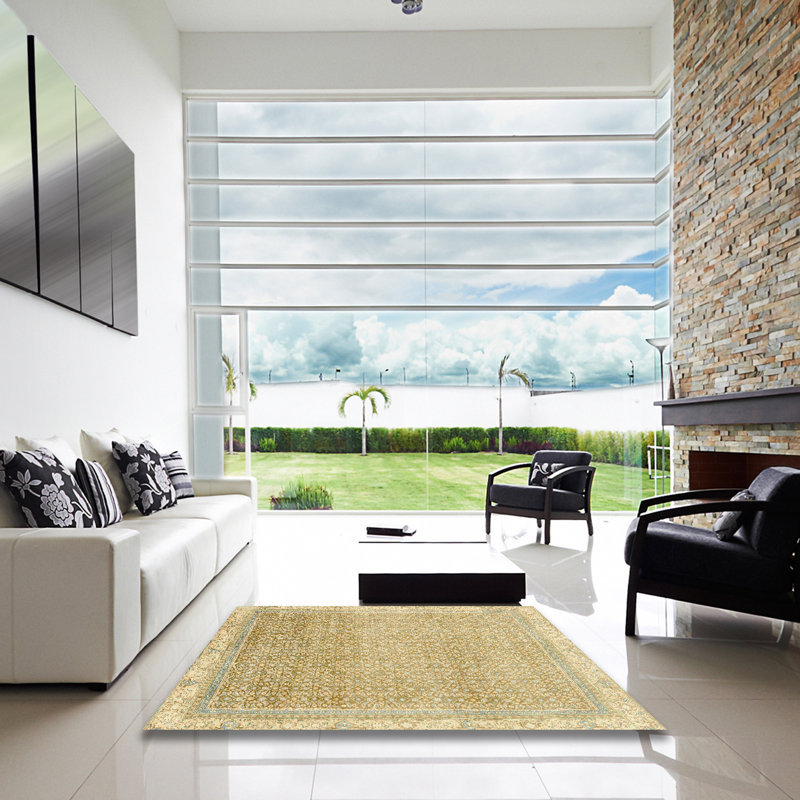 Tapis abstrait moderne 2109, Carré 5 pi