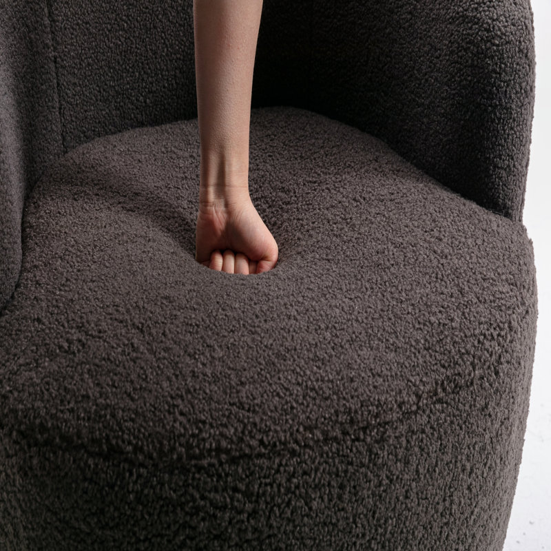 Accent Chairs, Dark Gray Teddy