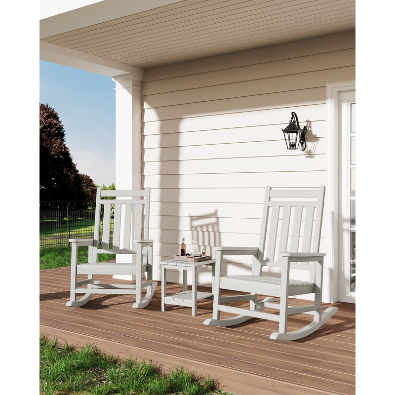 Reclining Recliner Chair, White