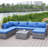 Patio Sofa With Cushions