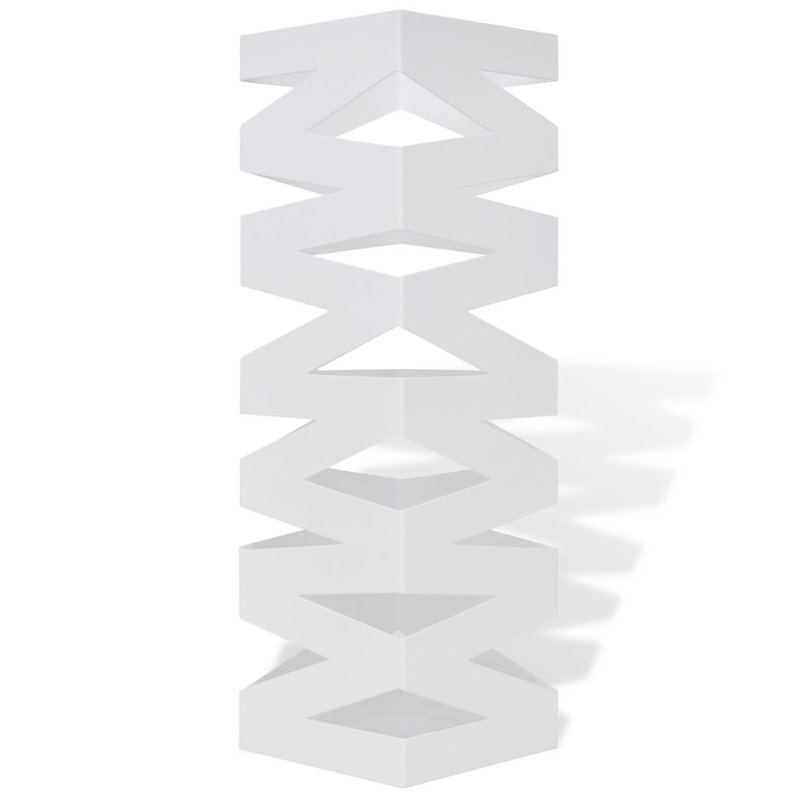 Steel Freestanding Umbrella Stand, White