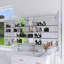 Pharmacie rectangulaire en aluminium avec miroir-729903899