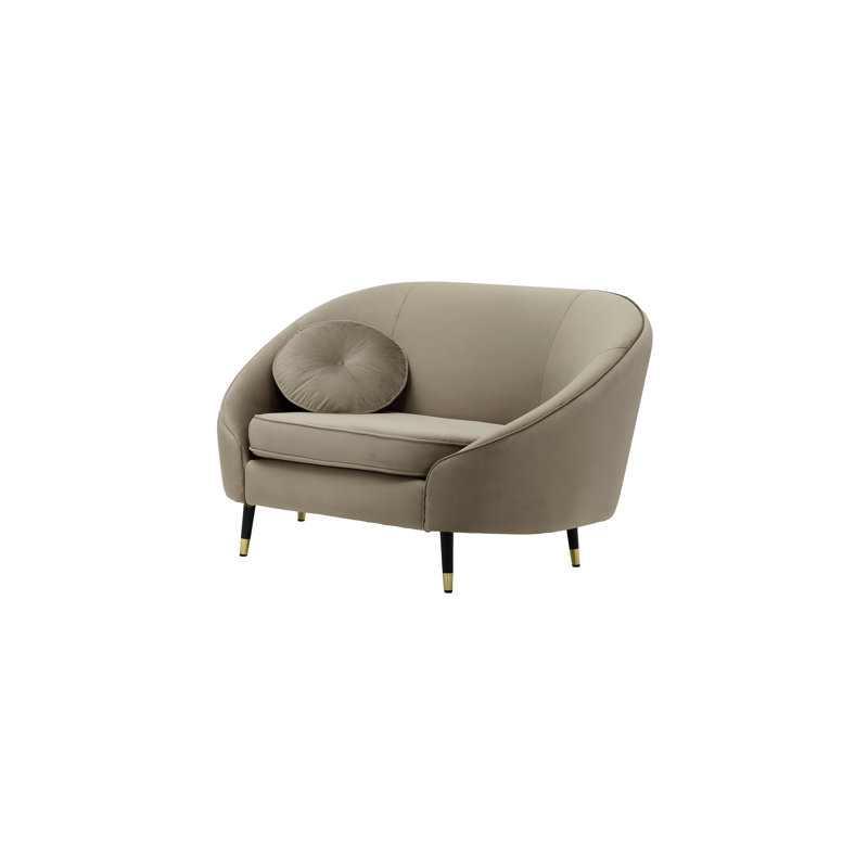 Glencoe Upholstered Armchair, Elephant