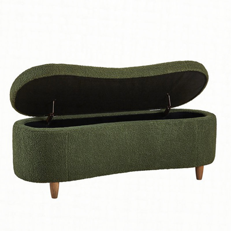 Banc de rangement Boucle, Vert