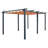 Outdoor Aluminum Retractable Pergola with Canopy-90611743-90611747