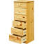 Adamsdale Solid Wood 43 cm W Chest of 6 Drawers