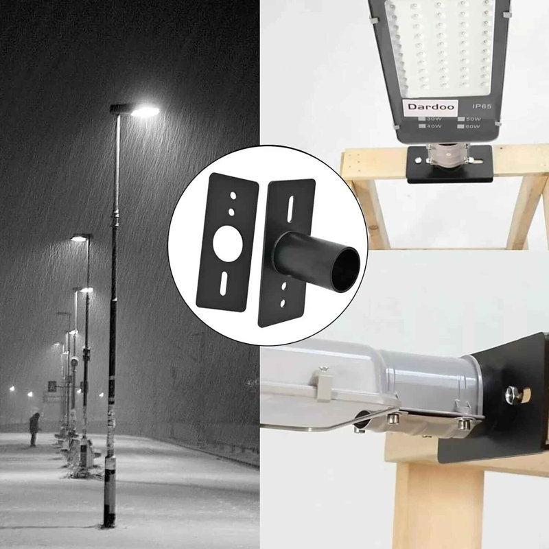Adaptateur de glissière Anman pour luminaire d'extérieur 10 pièces