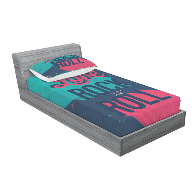 Microfiber Sheet Set, Twin Sheet Set with Fitted Sheet