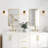 1-Light Dimmable 5.5’’ W Cracked Globe Glass Wall Sconce (Set of 2)