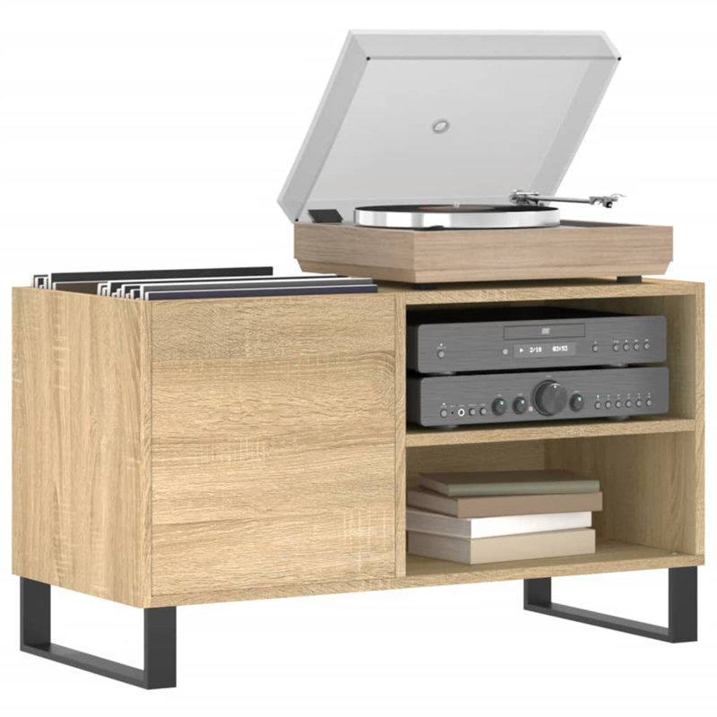 48cm H Media Cabinet, Sonoma Oak