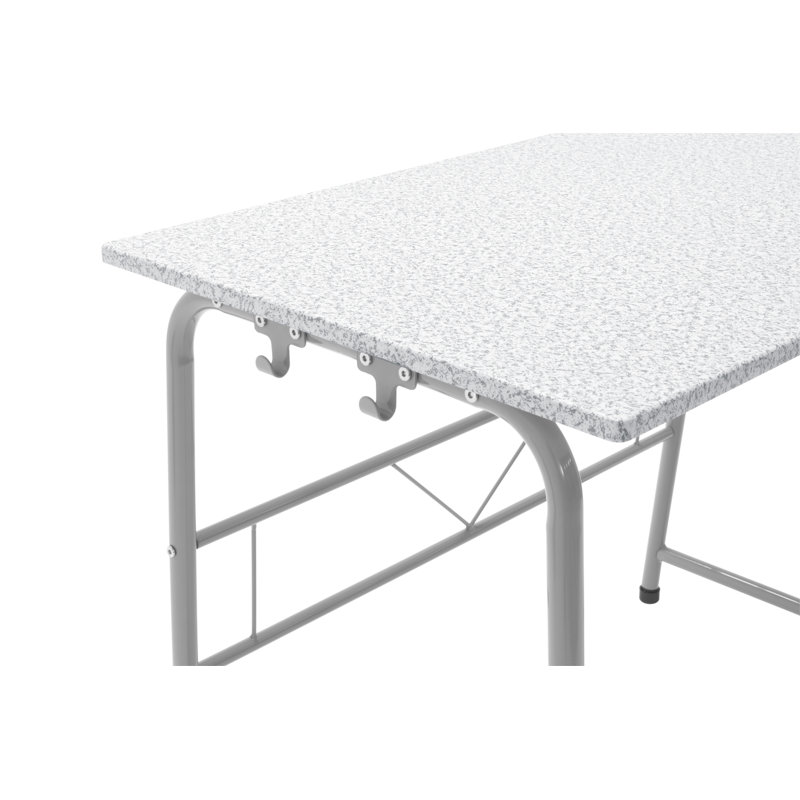 Crary Writing Desk, Grey / Spatter Grey