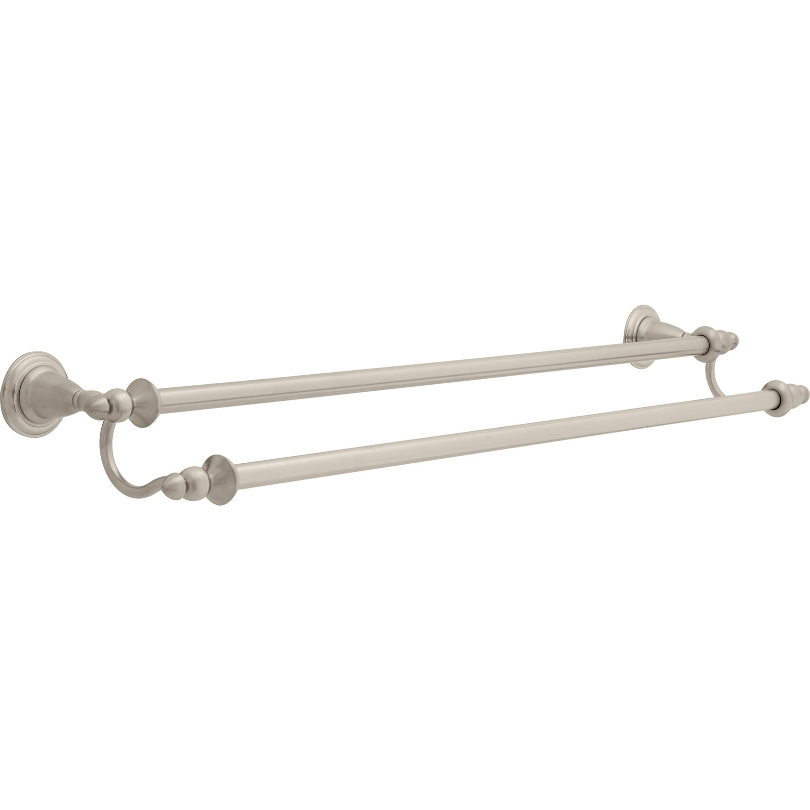 Victorian 24" Wall Mounted Towel Bar, Brilliance Stainless