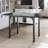 Foldable 5-Piece Dining Table Set Extendable Wood Top-918190849