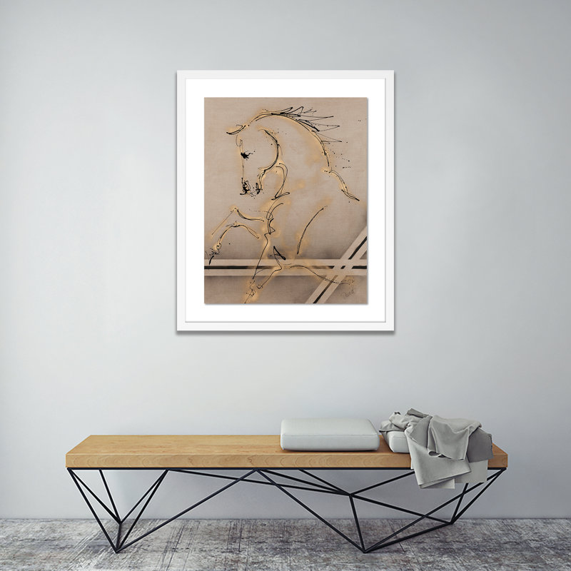 Greeting II Print by Donna Bernstein, White, 40" H x 33" W x 2.5" D
